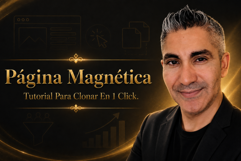 Página Magnética: Tutorial Para Clonar En 1 Click.
